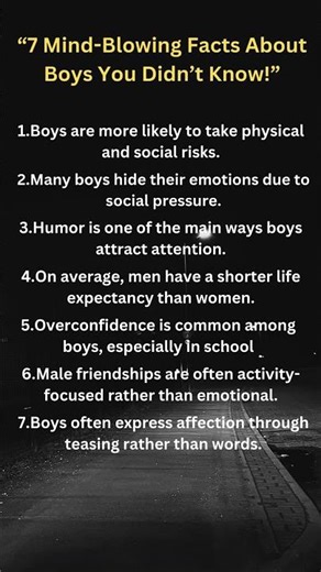 Boys with these habitat change the world #psychologyfacts