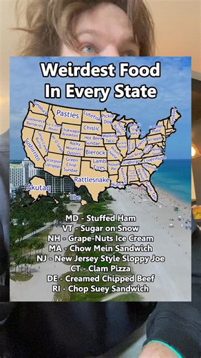 Weirdest food in each state! | Chris Tuck