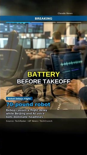 Robot Delays Flight #Shorts
