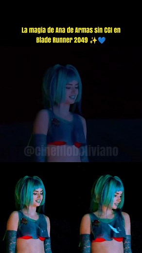 En Blade Runner 2049, Denis Villeneuve y su equipo optaron por la precisión práctica sobre el CGI. Ana de Armas interactuó con proyecciones reales y captura de movimiento, creando un realismo y una textura que hacen que cada escena se sienta tangible y emocional. Esta elección refleja la obsesión del director por un universo futurista auténtico, donde cada detalle visual refuerza la inmersión del espectador. Sigue a @cinefiloboliviano para más 🍿🎬 #Reel #reels #reelsinstagram #cinefiloboliviano