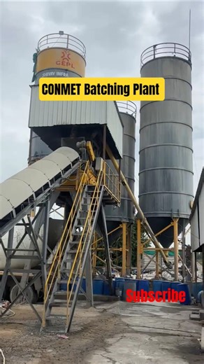 CONMET BATCHING PLANT #highlights #plantwork #constructionwork #machine #trendingreels