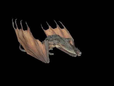 3D Dragons models+animations (.fbx)