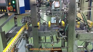 shrink packaging (or bundle wrapping) for tetra brik. Adjustable for different formats Speed up to 40 cycles/min( according to format and product shape), Bottom ovelap seal for printed film. | Autopack