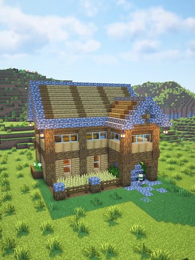 Survival House Tutorial in Minecraft