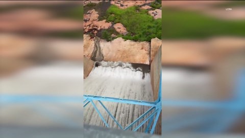 WATCH: LCRA opens Buchanan Dam floodgates