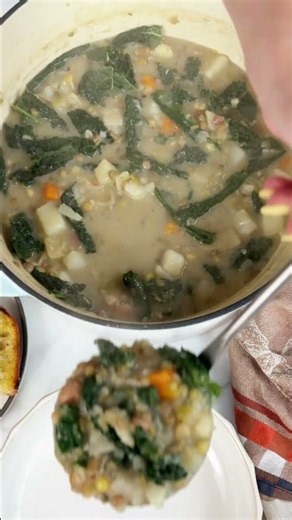 Roasted Veg, Lentil & Bean Soup Recipe