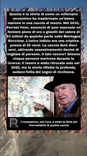 Il Tesoro di Forrest Fenn - La Caccia da $3 Milioni Nascosta nella Poesia che Durò 10 Anni