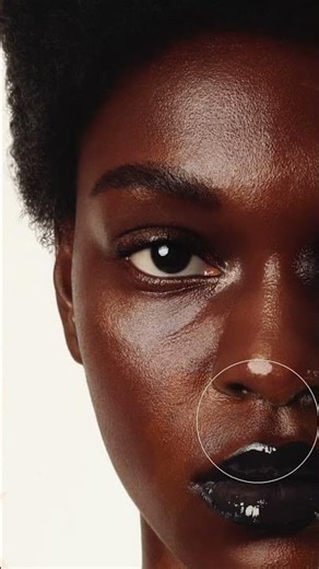 Retouching before after