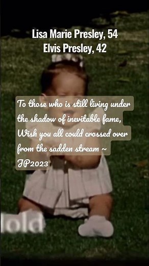 Wishing those who still living under shadow of fame to cross over from the sadden stream #LisaMarie