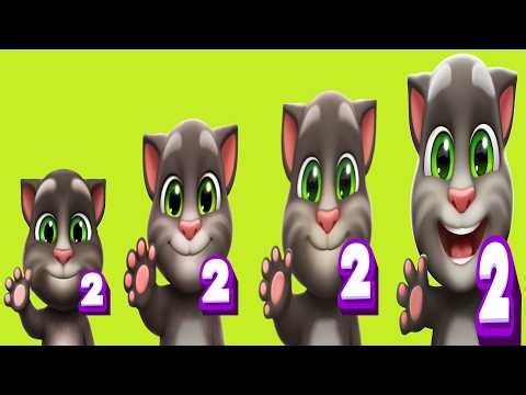 My Talking Tom2 four diffrent sizez lvl 5 '15' 25' 40