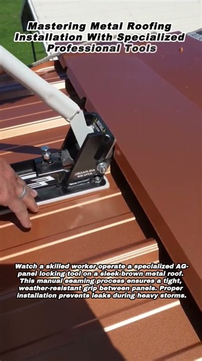 Mastering Metal Roofing Installation With Specialized Professional Tools