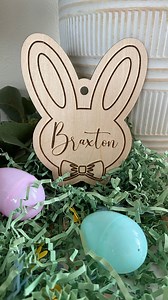 Easter Basket Tags - Etsy
