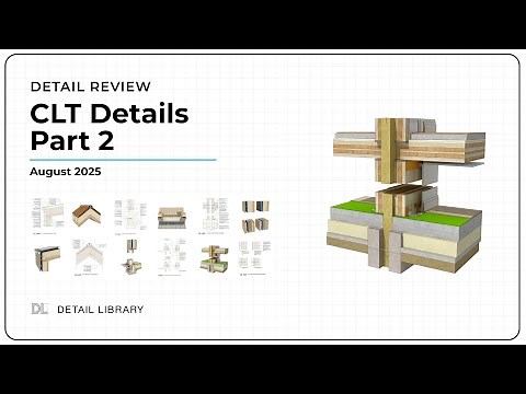 CLT Wall, Roof & Floor Junctions | Construction Drawings for Architects
