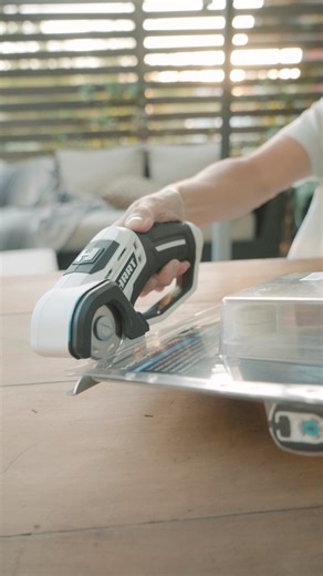 1.6K views · 27 reactions | Whether you're working with cardboard, leather, rubber, or plastic, this powerful cutter can handle materials up to ¼” thick. Available at Walmart: https://cur.lt/p7stzgrus : That Happy Family | HART Tools | Facebook