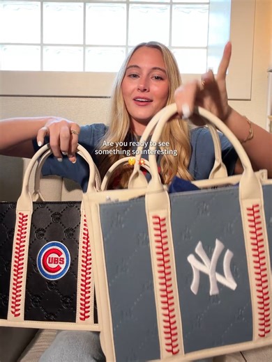 The MLB tote—clean, versatile, and built to carry it all. ⚾️✨ Once you start using it, it naturally becomes your everyday favorite. #gameday #liveupdate #2026 #TikTokMadeMeBuyIt #basesloaded #mlb