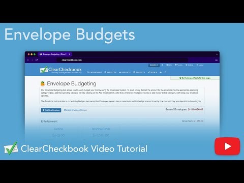 Envelope Budgets - ClearCheckbook