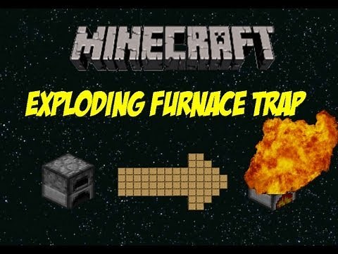 Minecraft: How To Make an Exploding Furnace Trap