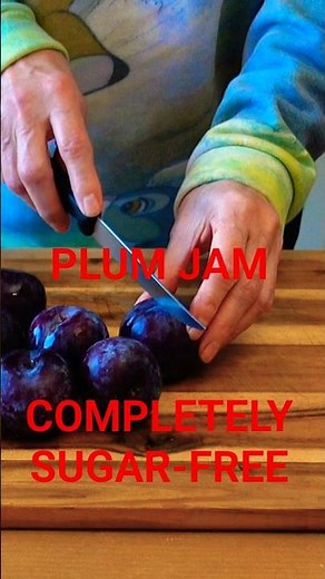 Plum Jam. Completely Sugar-Free! Only 3 Ingredients