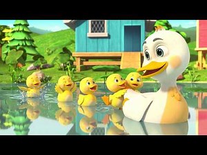 Five Little Ducks | Kids Songs | Super Simple Songs & Learning Rhymes For Kids | PlayFul Kids TV