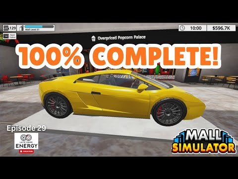 The Mall Is 100% COMPLETE! | Mall Simulator