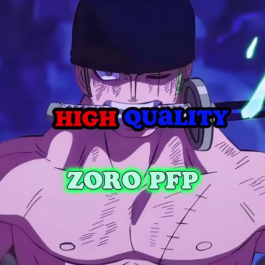 Zoro Anime Edit and Profile Pictures