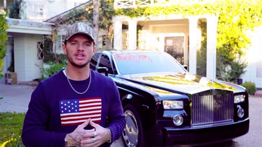 美国土豪WhistlinDiesel：把朋友的劳斯莱斯弄的彻底消失了