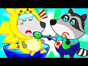 Dibujos Animados Educativos para niños | Familia Mapache en espanol