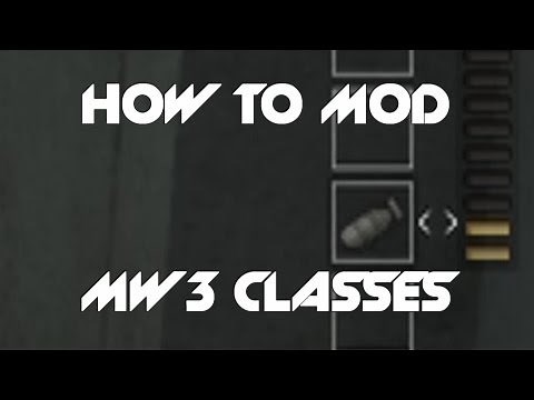 MW3 Mods - How TO Mod Modern Warfare 3 (MW3) Private Match Classes (Xbox 360)
