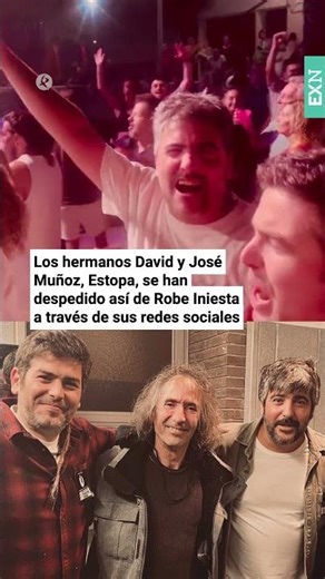 Estopa ha querido despedir así a Robe Iniesta a través de redes sociales. "Se nos fue el mejor".