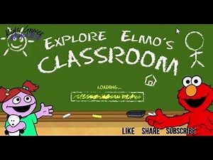 Explore Elmo's Classroom || Toddler Game || Sesame Street || Preschool Game || Elmo's compilation