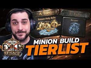 My TIERLIST for 3.28 MINION BUILDS! [PoE 1]