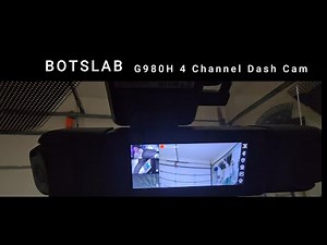 BOTSLAB G980H 4 Channel Dash Cam Easy install (EPISODE 4941) Amazon unboxing video