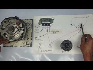ALTERNADOR DE FORD MODELOS VIEJITOS ,DOS MANERAS DE CONECTAR UN MISMO REGULADOR DE FORD