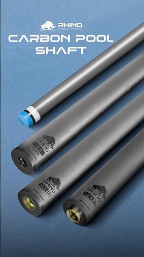 RHINO CARBON POOL SHAFT - 15 DIFFERENT JOINTS