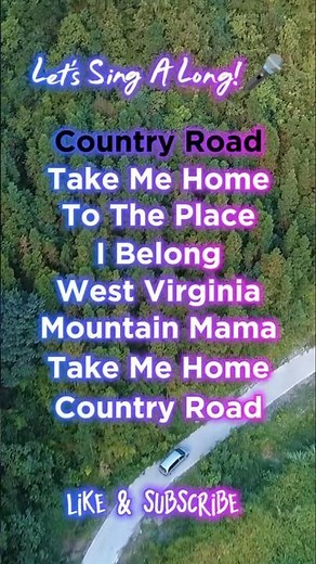 Take Me Home, Country Roads - John Denver (Short Acoustic Karaoke | Chill Version) #oldsong #karaoke