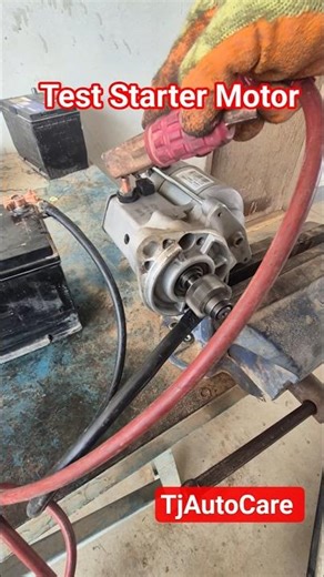 #howto test starter motor #mechanic #tips #tutorial #test #shorts #video