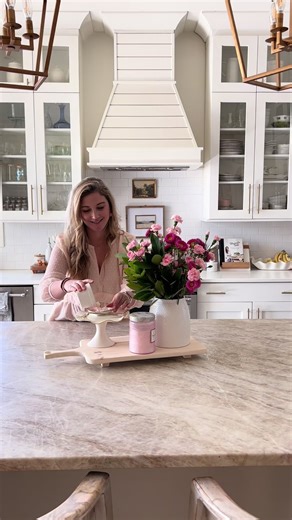 Simple Valentine’s Day Kitchen Centerpiece Idea