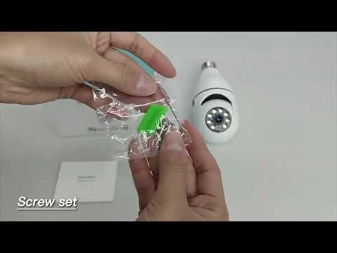 E27 Socket BULB WIFI ICSEE CAMERA