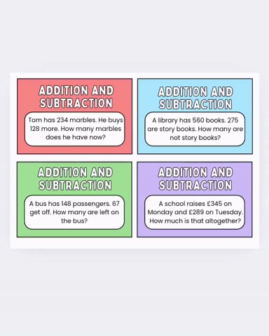 Year 3 Maths Word Problems | 50 KS2 Maths Problem Solving Cards | Printable Maths Flashcards | Primary Maths Practice | PDF Digital Download - Etsy UK