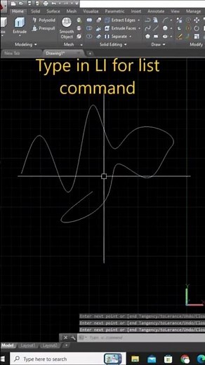 how to measure the length of a curved line in Autocad fast #autocadtips