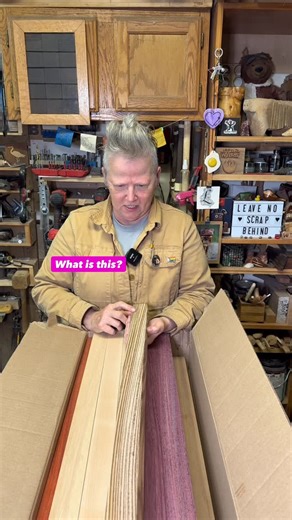 LEAH HOUGHTALING | Woodworking on Instagram: "This gorgeous stuff is available to ship to you on their website!! Thanks so much for the fantastic box of wood @highlandhardwoods! Great seeing you all at Maker Camp ❤️🌳#leahhoughtalingwoodworking #leavenoscrapbehind #woodworkerlife #logrevealwednesday"