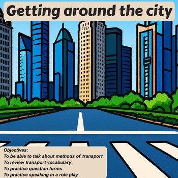 ESL Speaking & Grammar Activities: Asking for Directions in the City (PDF   PPT)