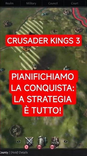 PIANIFICHIAMO LA CONQUISTA: LA STRATEGIA E' TUTTO! | | CRUSADER KINGS 3 #shorts
