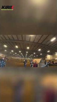 INSANE Indoor ATV Race: Dirt Track Thrills & Jumps! #shorts