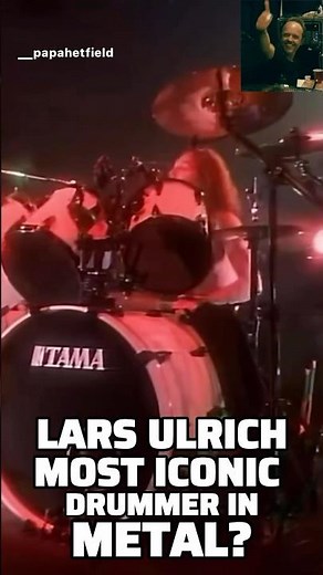 Lars Ulrich Drumming on One most Iconic In Metal #metallica #drums #larsulrich