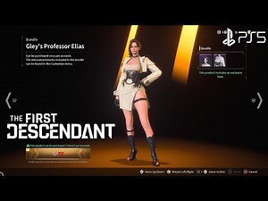 Gley's Professor Elias Skin THE FIRST DESCENDANT Gley's Professor Elias Skin Season 2 TFD Skins