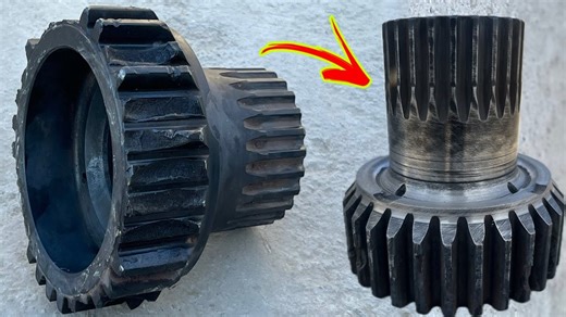 The Broken Differential C Gear Tooth Replaced from Thread Process With Very Effective Technique | Luciano Franklin