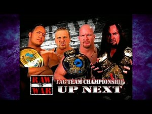 The Undertaker & Stone Cold Steve Austin vs The Rock & Owen Hart Tag Titles Match 8/3/98 (1/2)