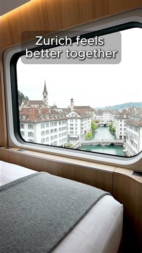 Zurich from the Bed 🇨🇭 | Train Window View