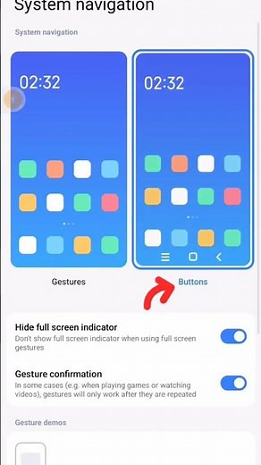 How to Enable Navigation Bar in Mi/Redmi Mobile 📱 | Quick Settings Trick #shorts #miui
